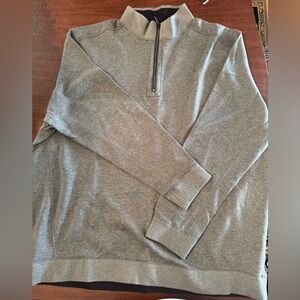 Tommy Bahama Gray Zip-Up Men's Sweater